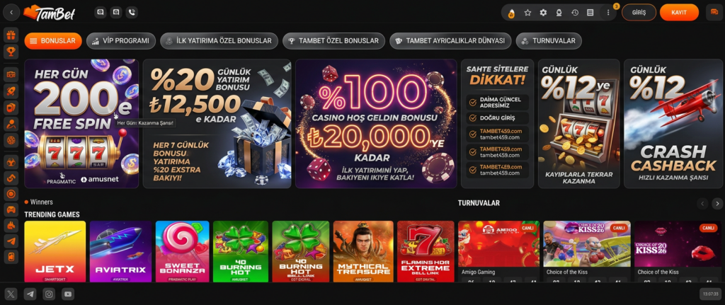 Tambet Avantajları ve Bonuslar